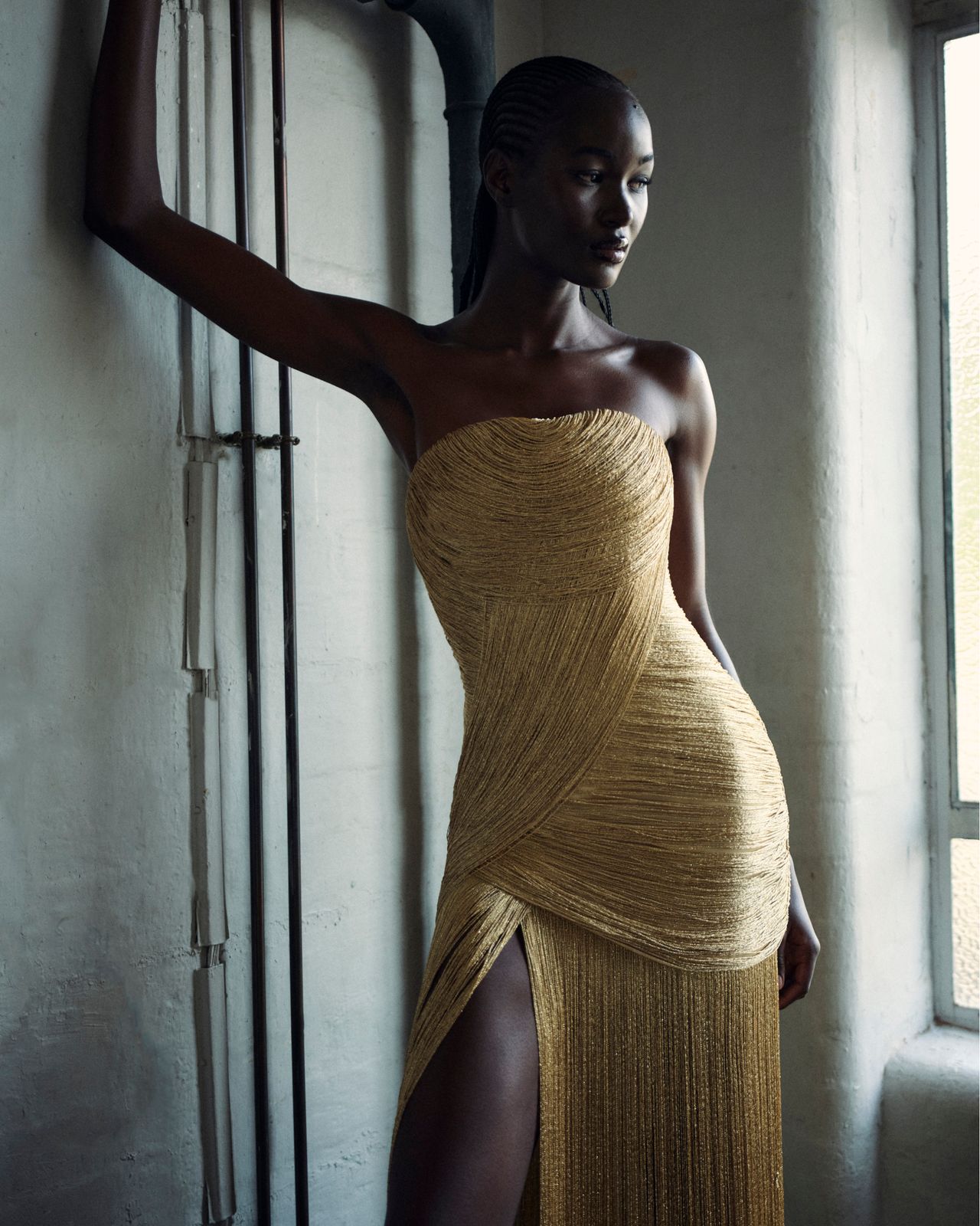 Kaané Mini Dress - Gold