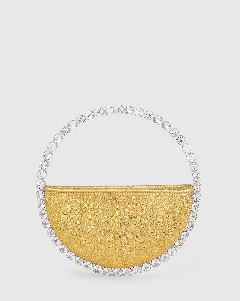 Gold Metallic Eternity Clutch