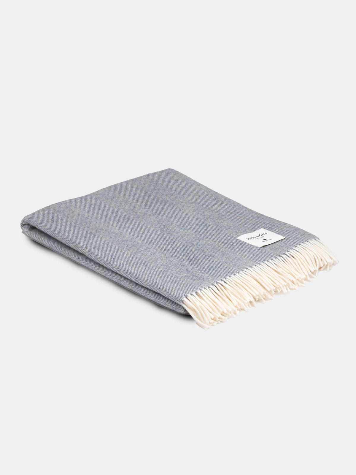 The Kilbarn Lambswool Throw - Blue