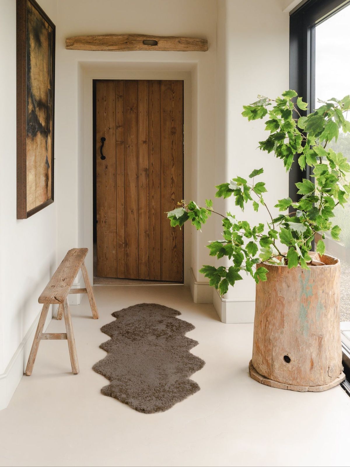 Double Shearling Rug - Fawn