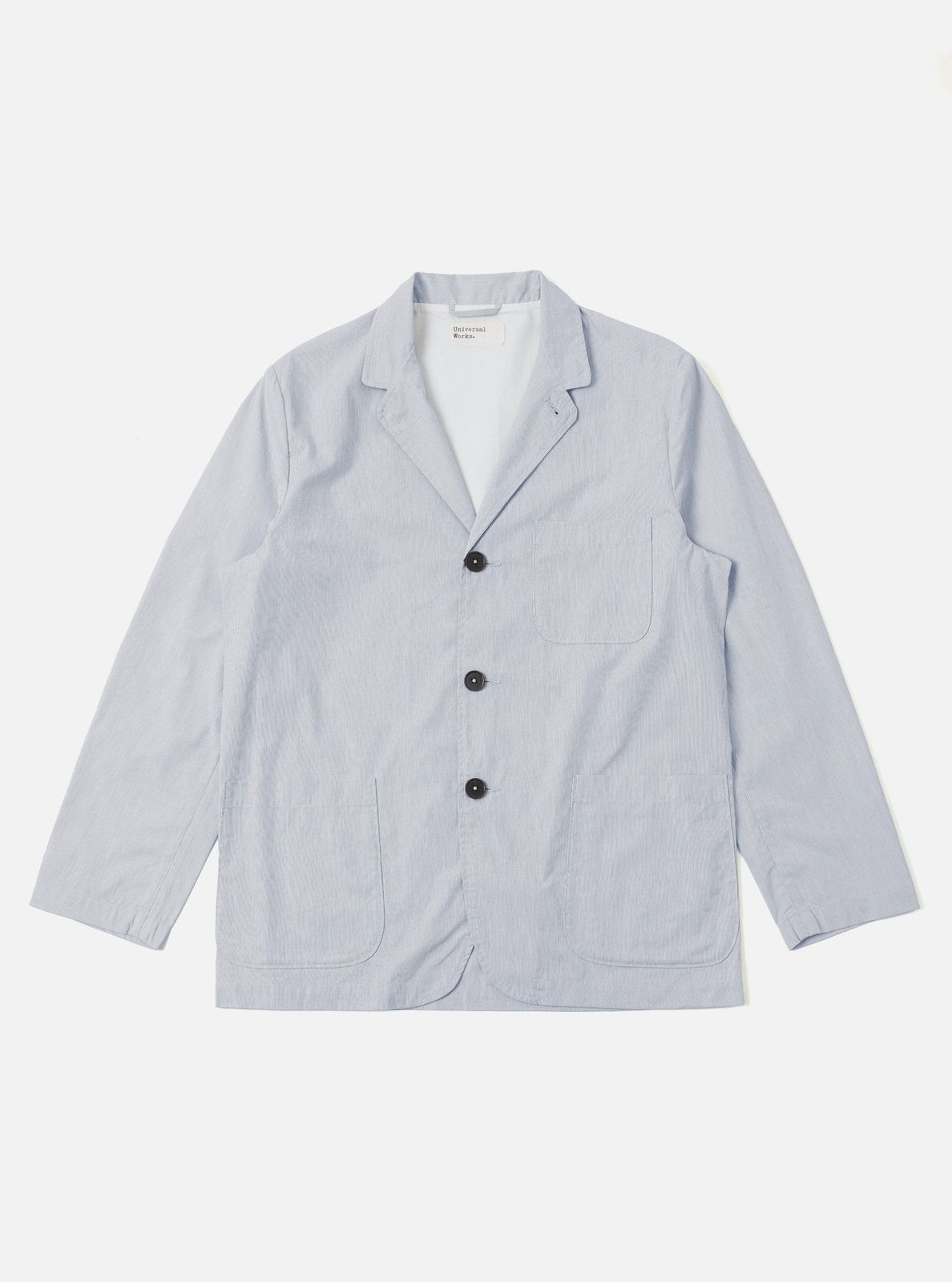Navy Kennedy Stripe Three Button Jacket