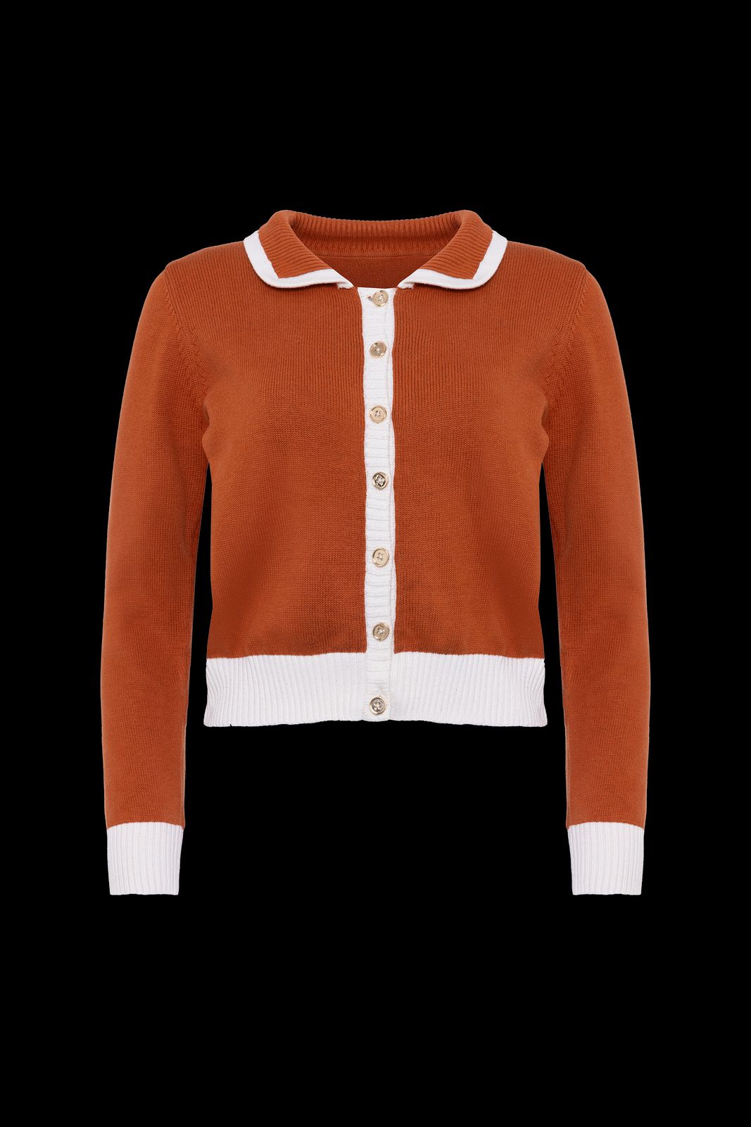 The Kōr Terracotta Organic Cotton Cardigan