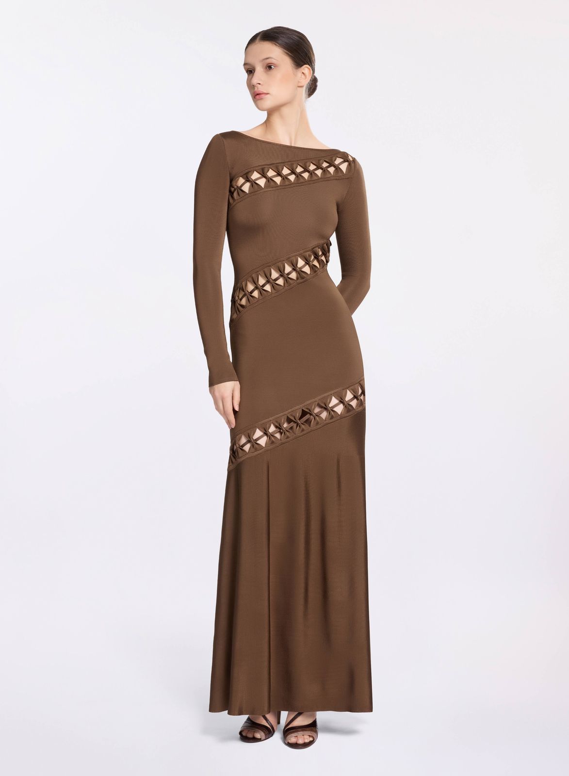Interlaced Knit Dress