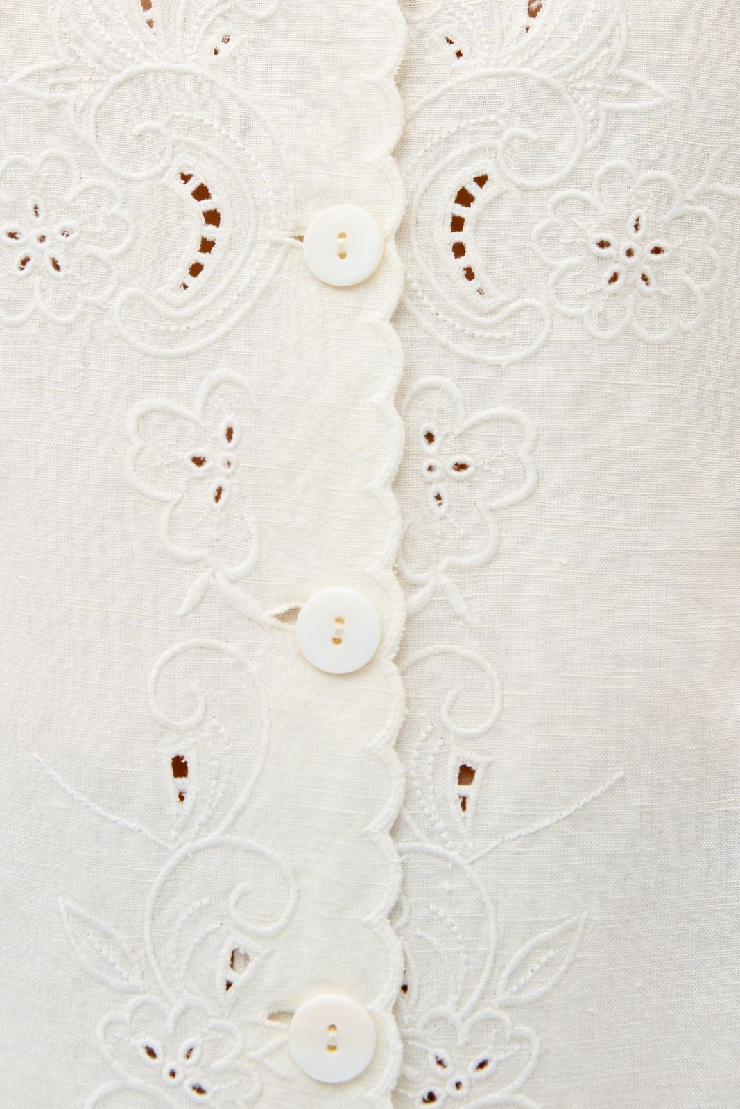 Zayanna - Esther Cutwork Embroidery Ivory