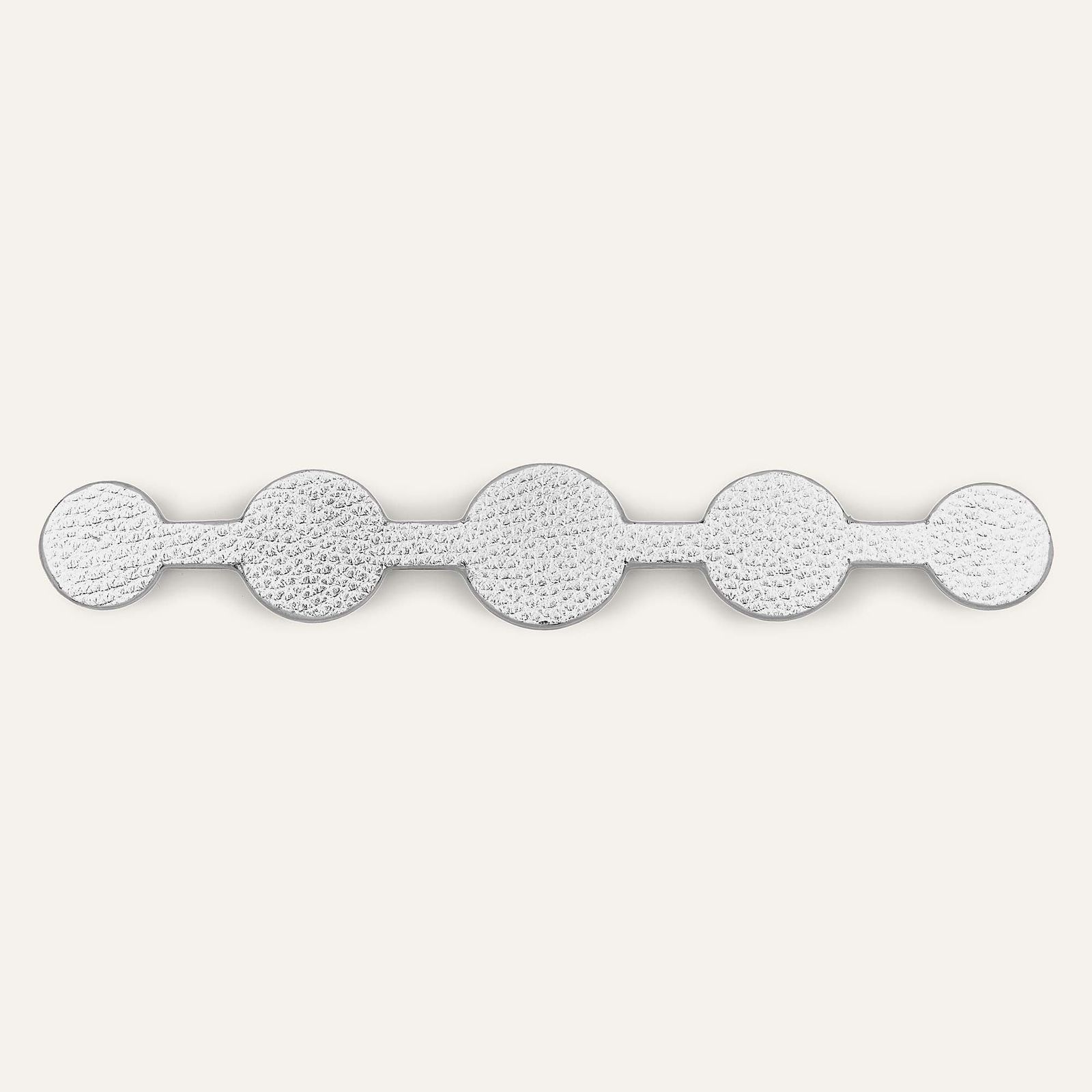 Deco Solo Classic | Shimmer Metallic Silver with Silver hardware