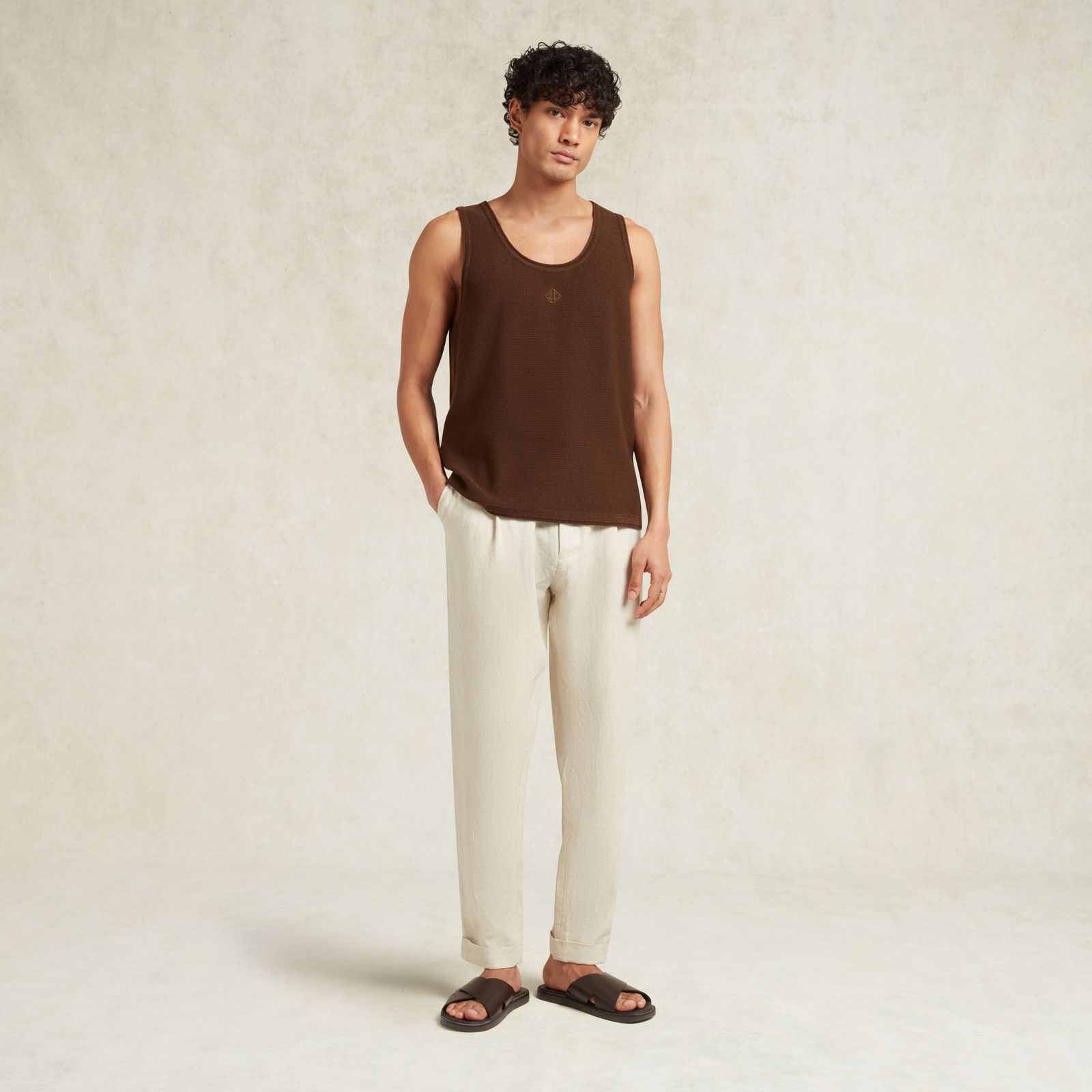 LINEN TROUSER - OAT