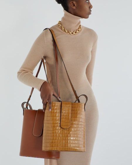 Holly maxi caramel croco (sample)