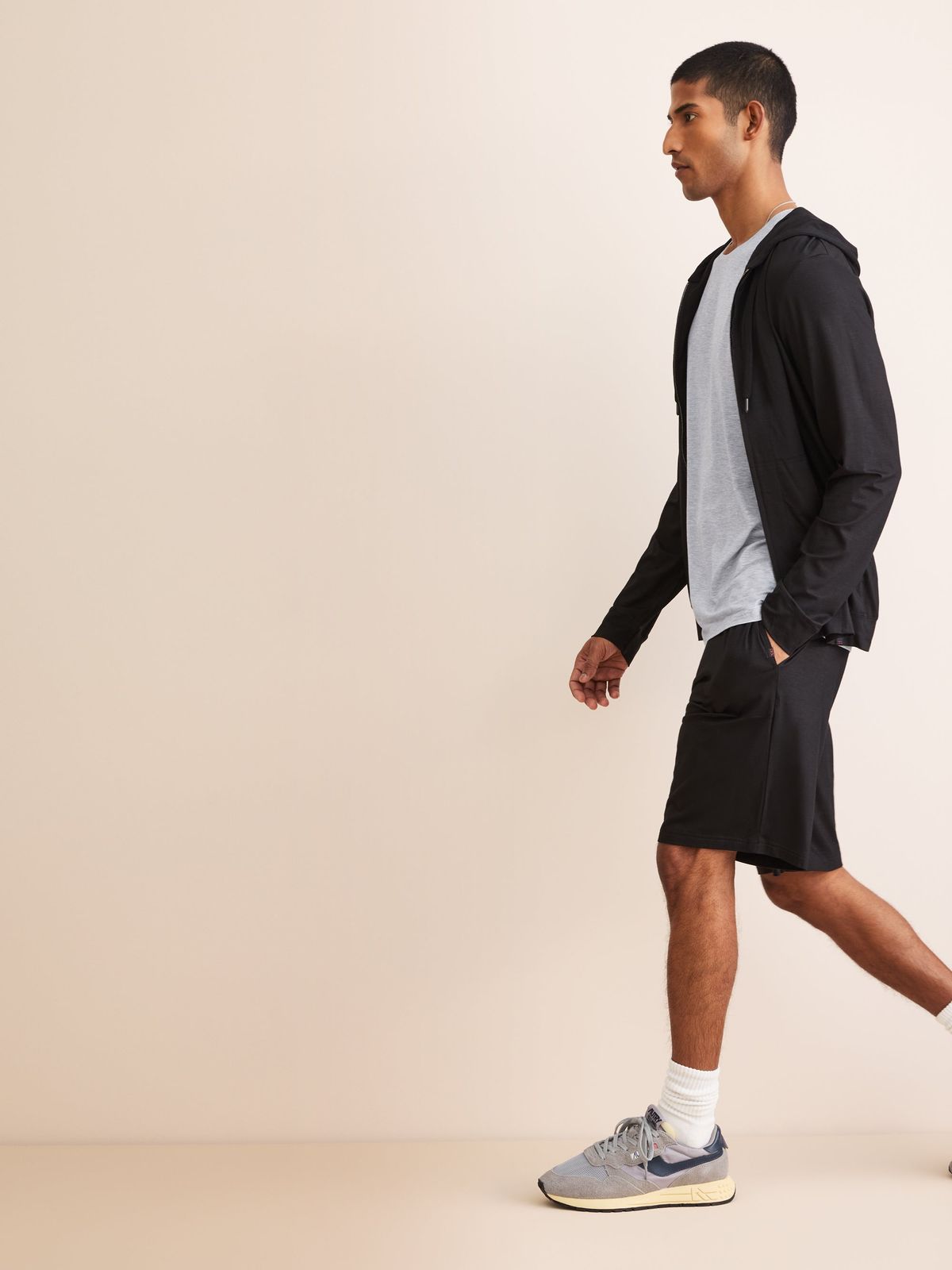 Ethan Micro Modal T-Shirt Silver Marl