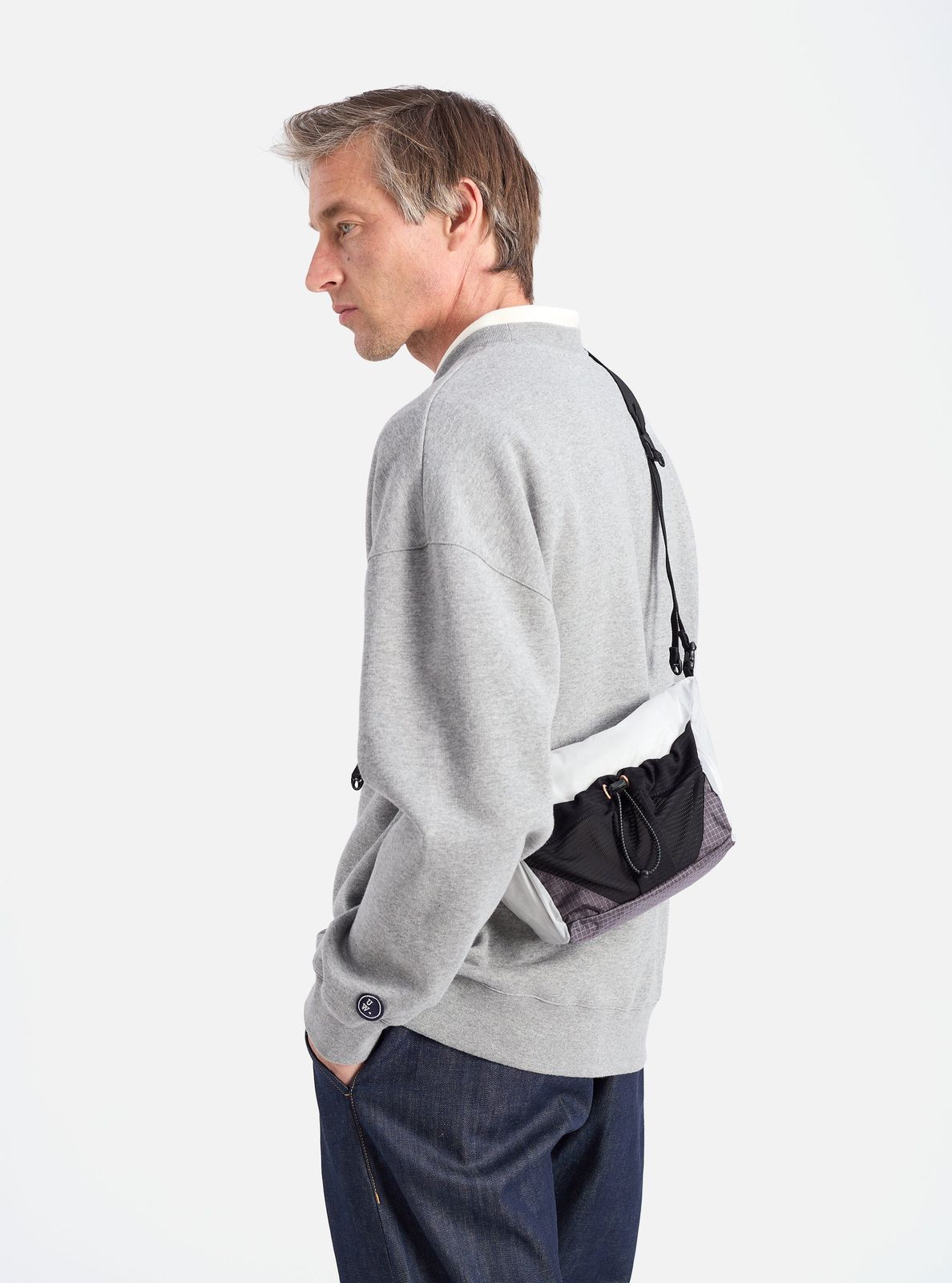 F/CE.® White Nylon Cordura Sil Sacoche