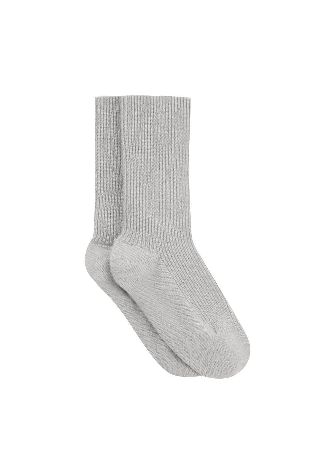 Cashmere Sock In Foggy Grey