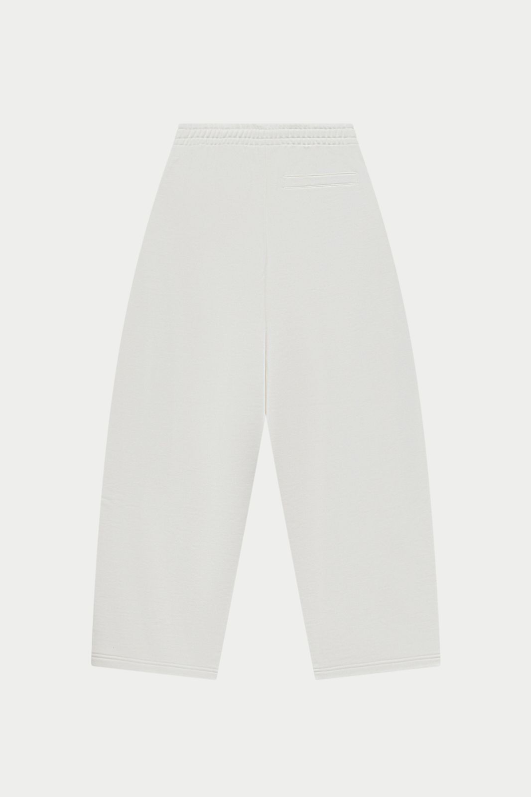 BARREL LEG JOGGER - OFF WHITE