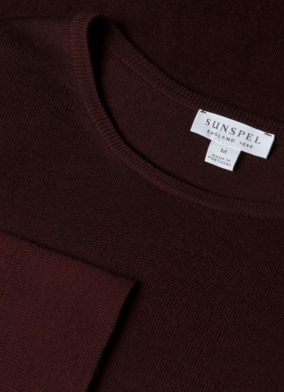 Men's Extra-Fine Merino Jumper in Bakelite