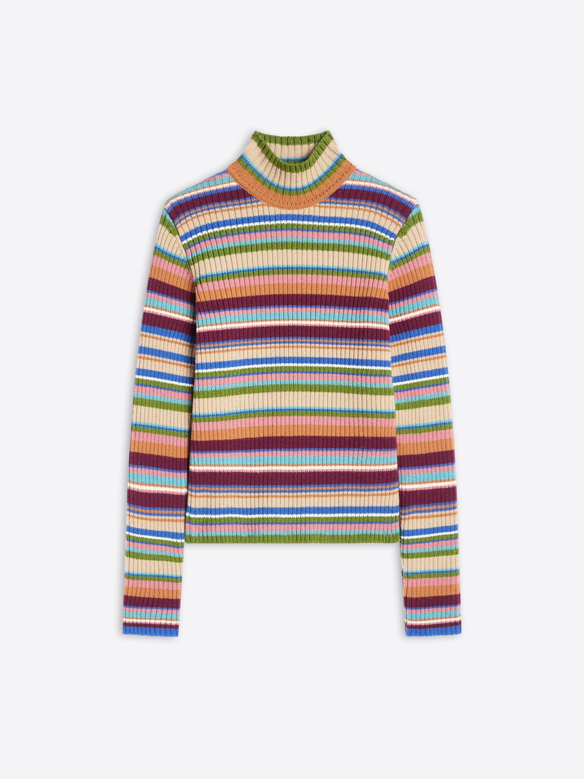 Ribbed wool sweater