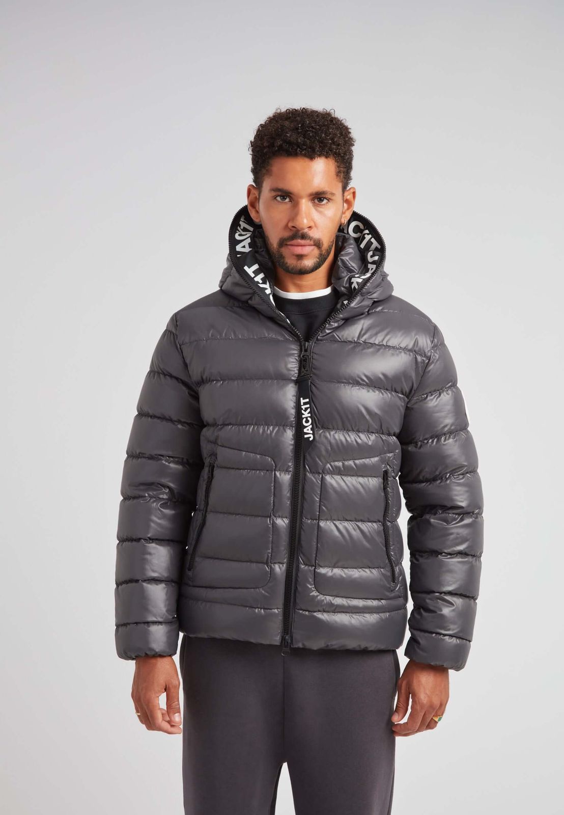 R4D Tramline Puffer Racer Jacket Lux Graphite