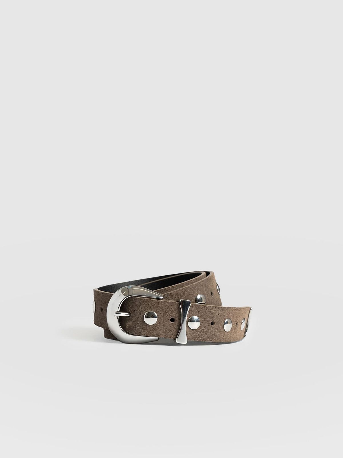 Roxie Studded Belt - Taupe