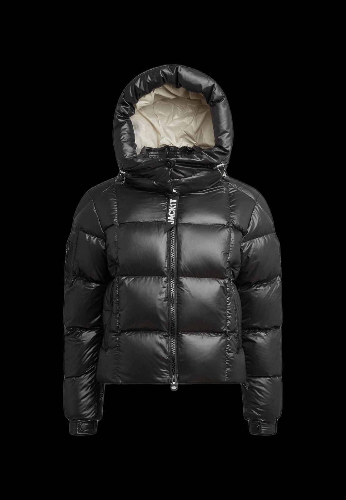 Ez Box Crop Jacket Black