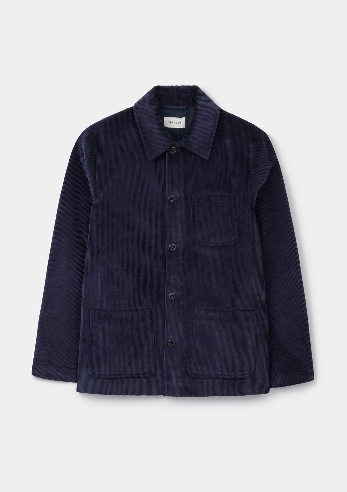 Indigo Cotton-Corduroy Chore Jacket