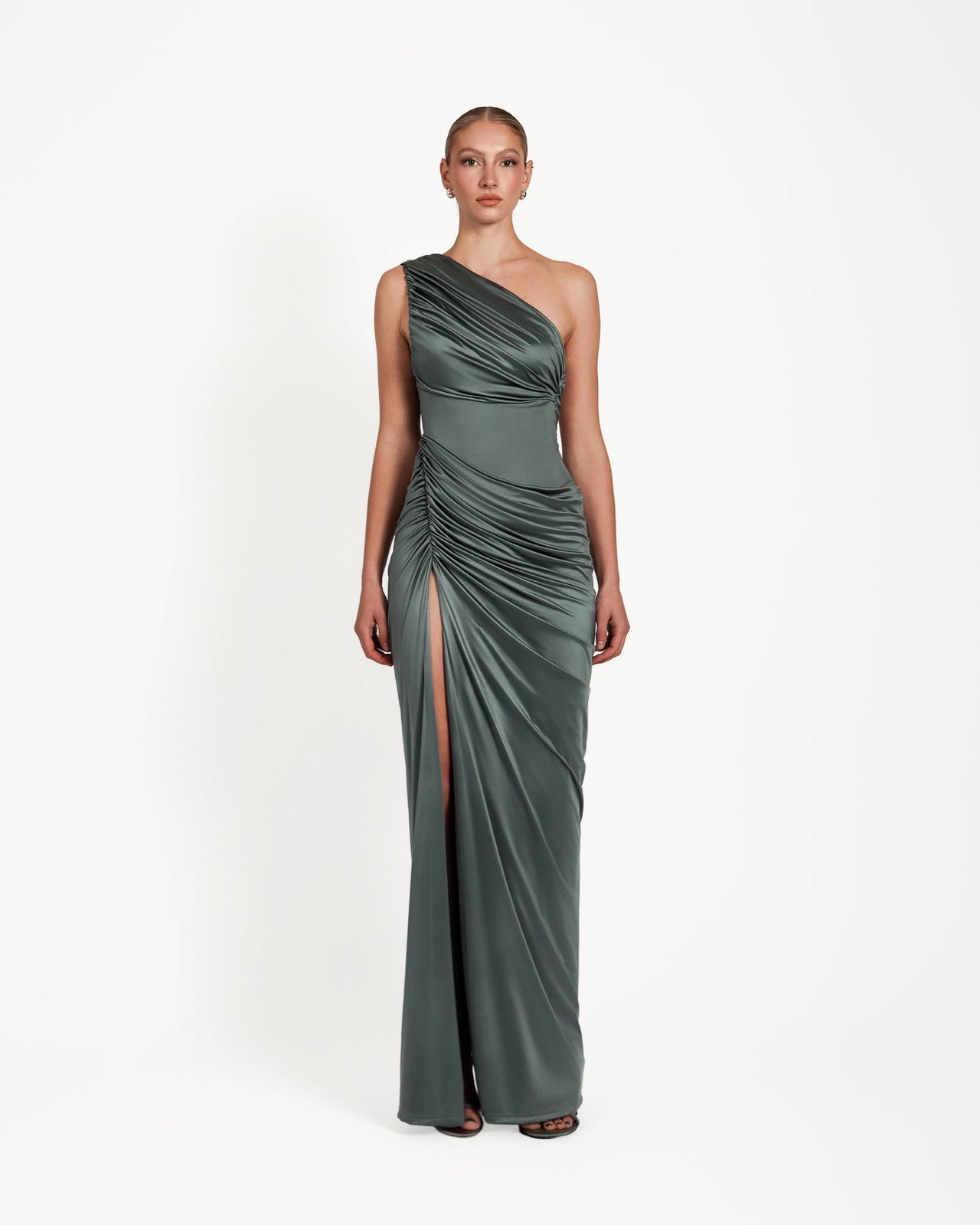 Kaleena Dress - Jade Blue