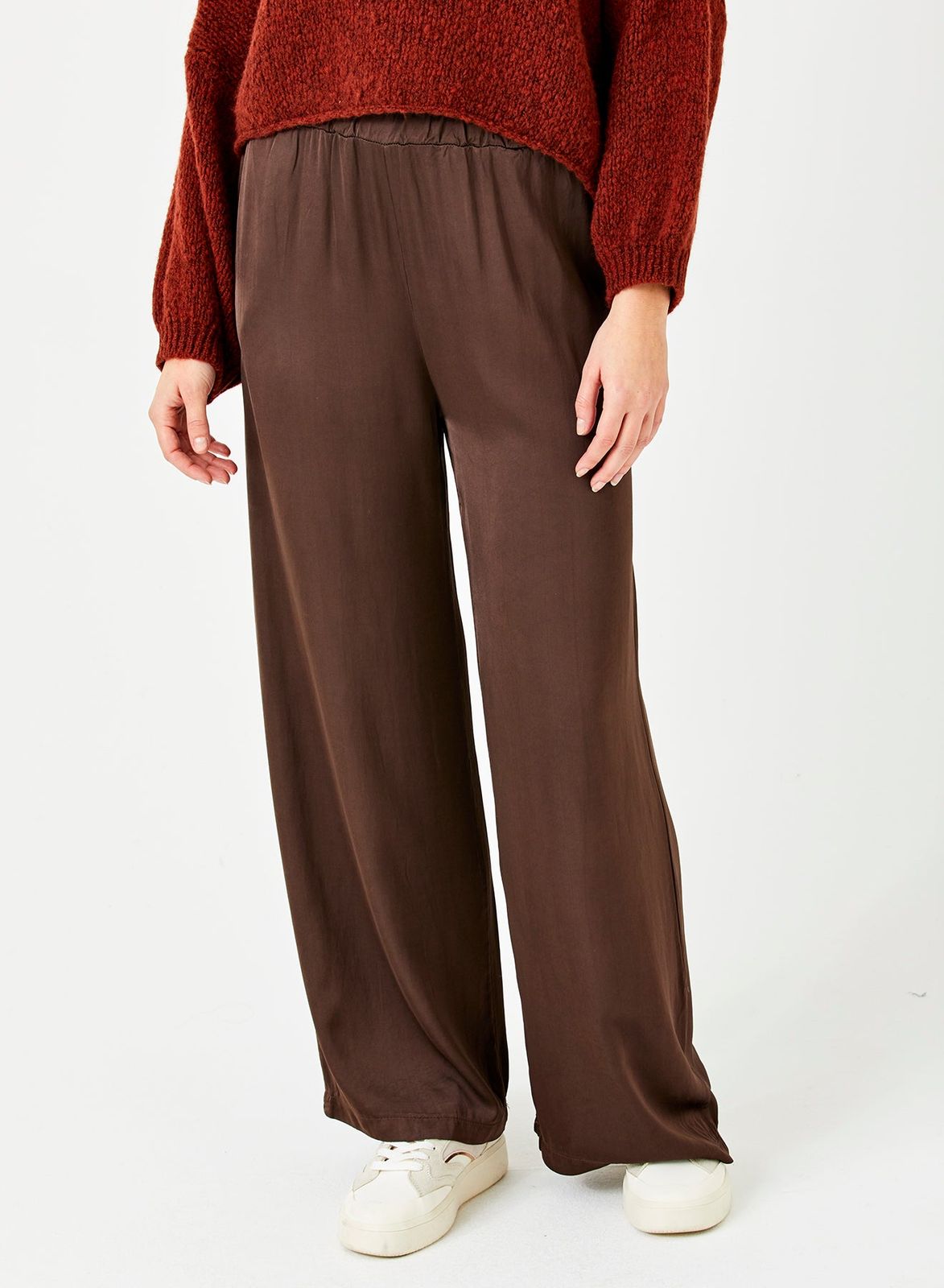 Gabi Satin Palazzo Pants