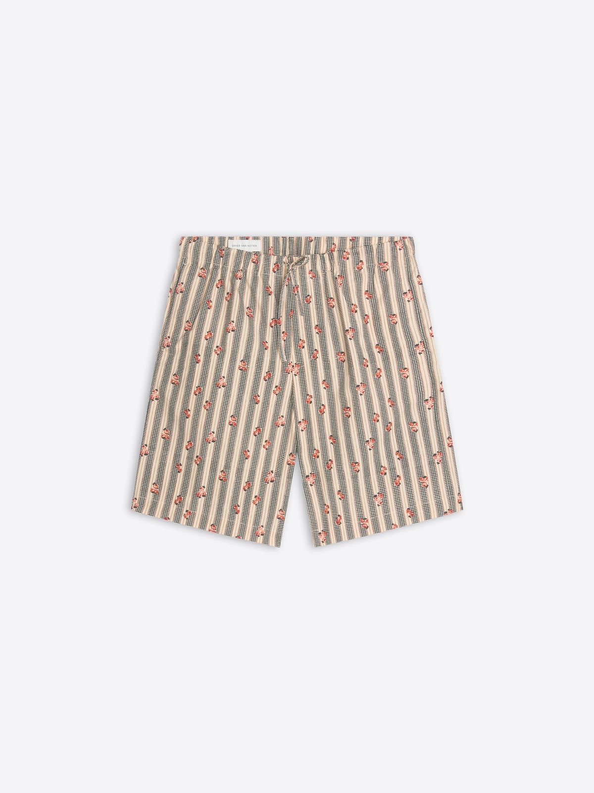 Cotton poplin shorts