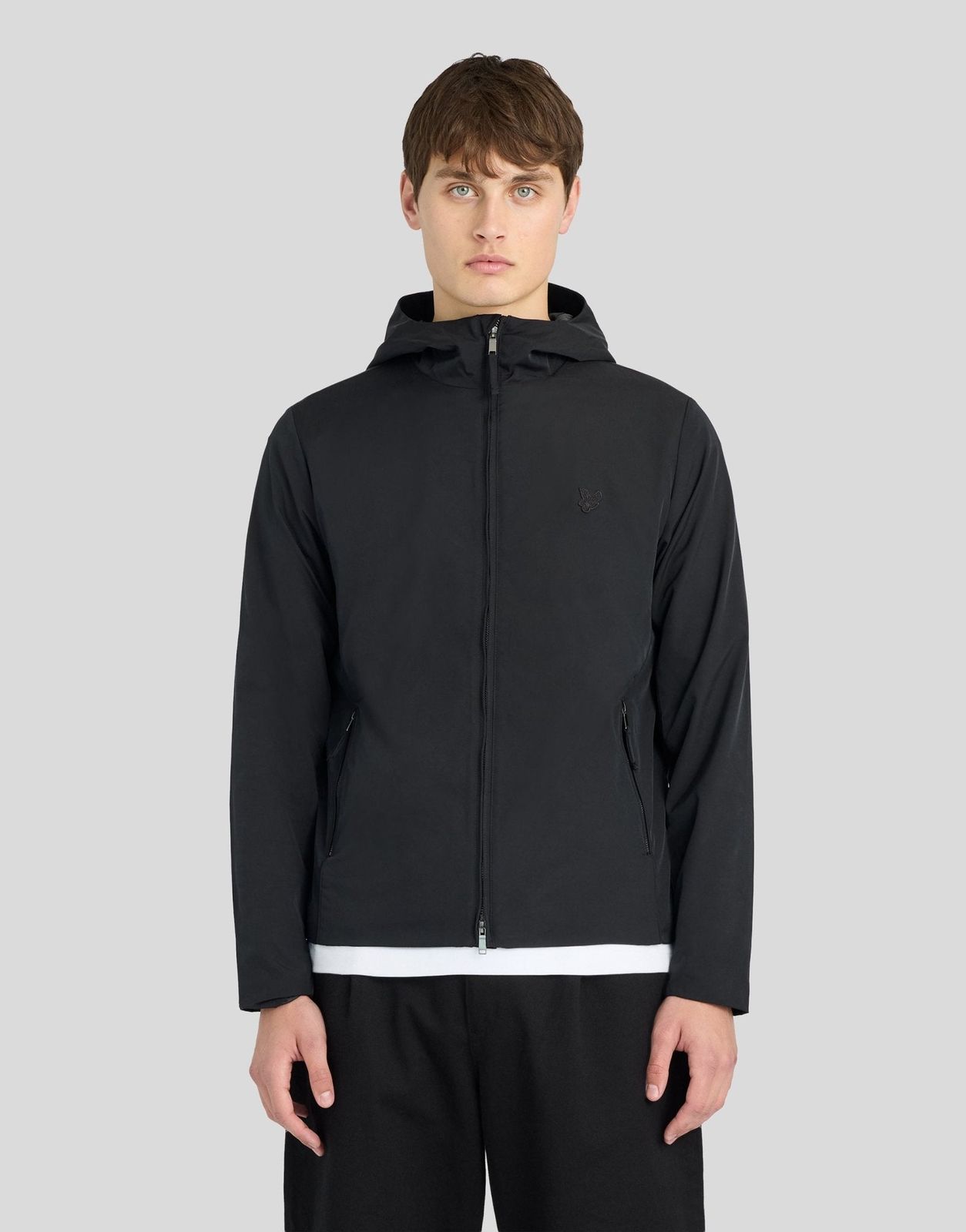 Nylon Hooded Jacket