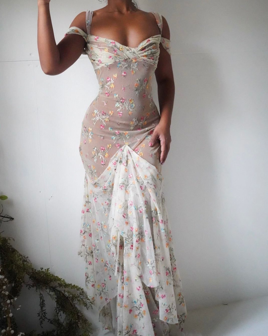 Handmade Vintage Lace Fairy Gown