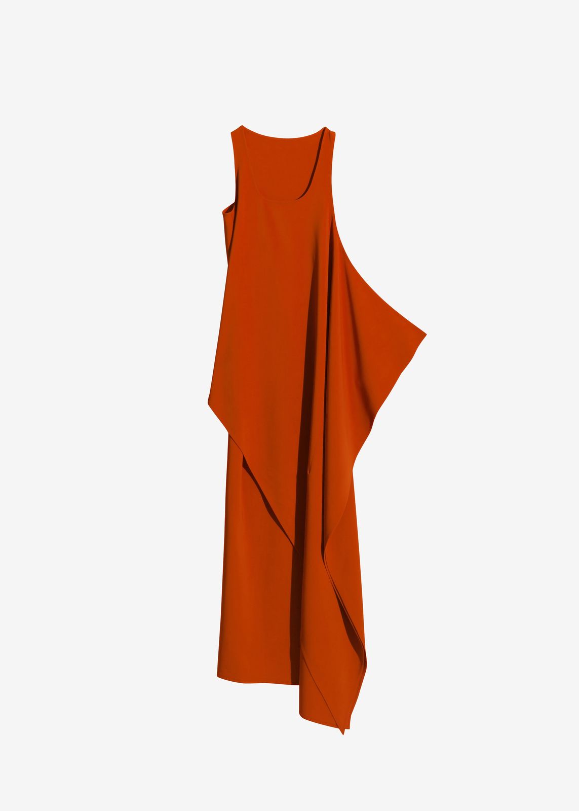 Bevza Edge Dress - Carrot Red