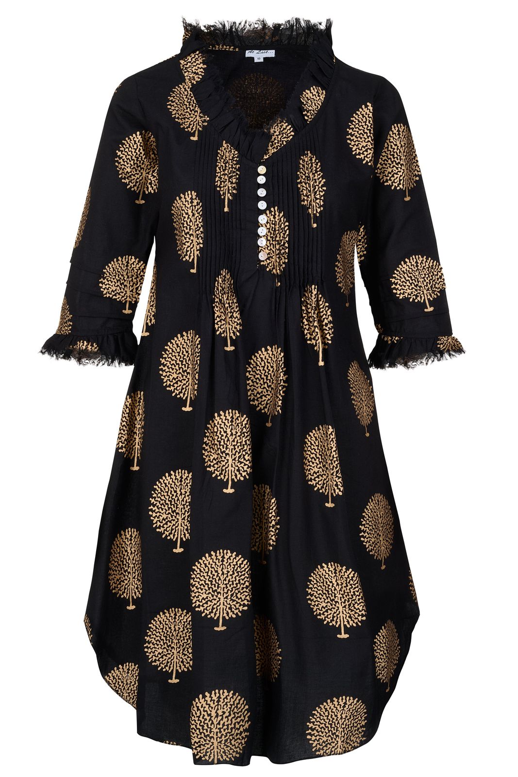 Annabel Cotton Tunic In Midnight