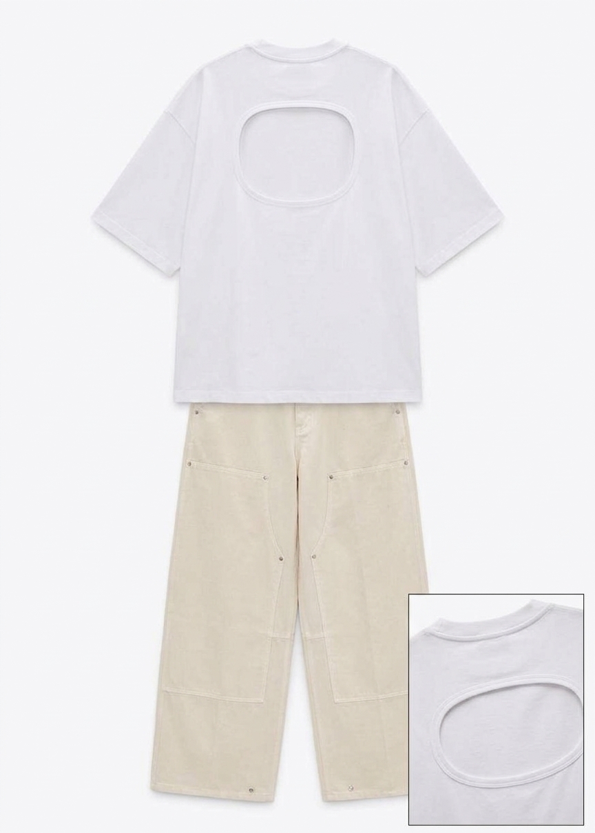 Haikure Gabrielle Top - Optical White