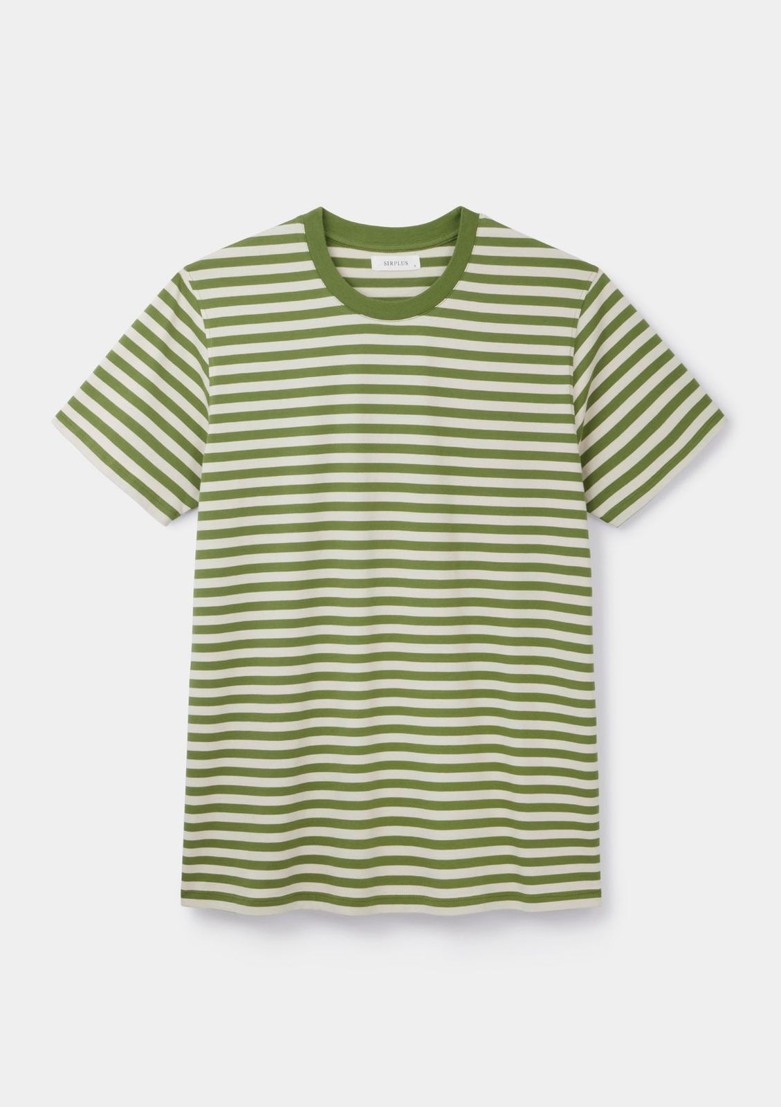 Apple Green Stripe Organic Cotton T-Shirt