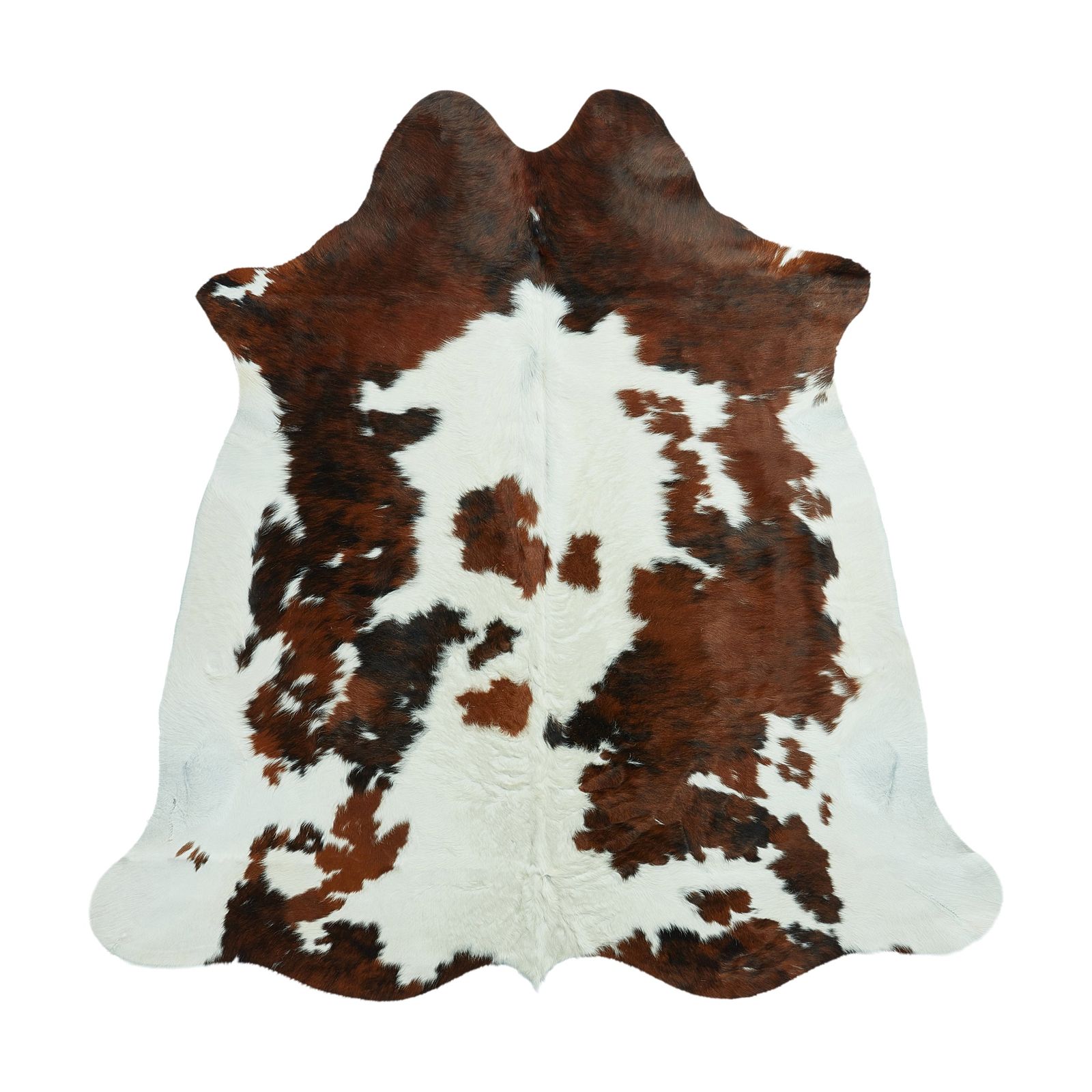 Cowhide Rug - Brown & White (190cm x 180cm)