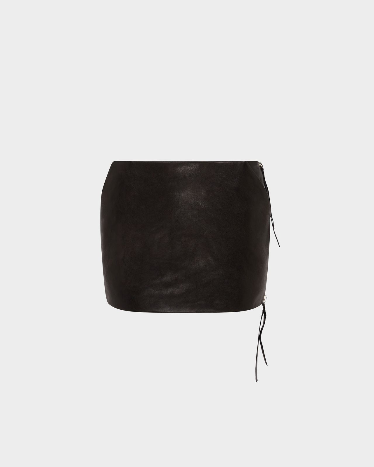 Adu Mini Skirt in Leather