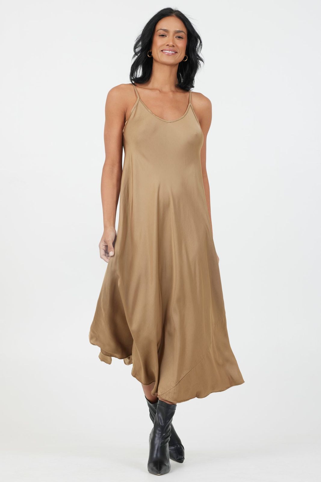 Boganu Satin Slip Dress