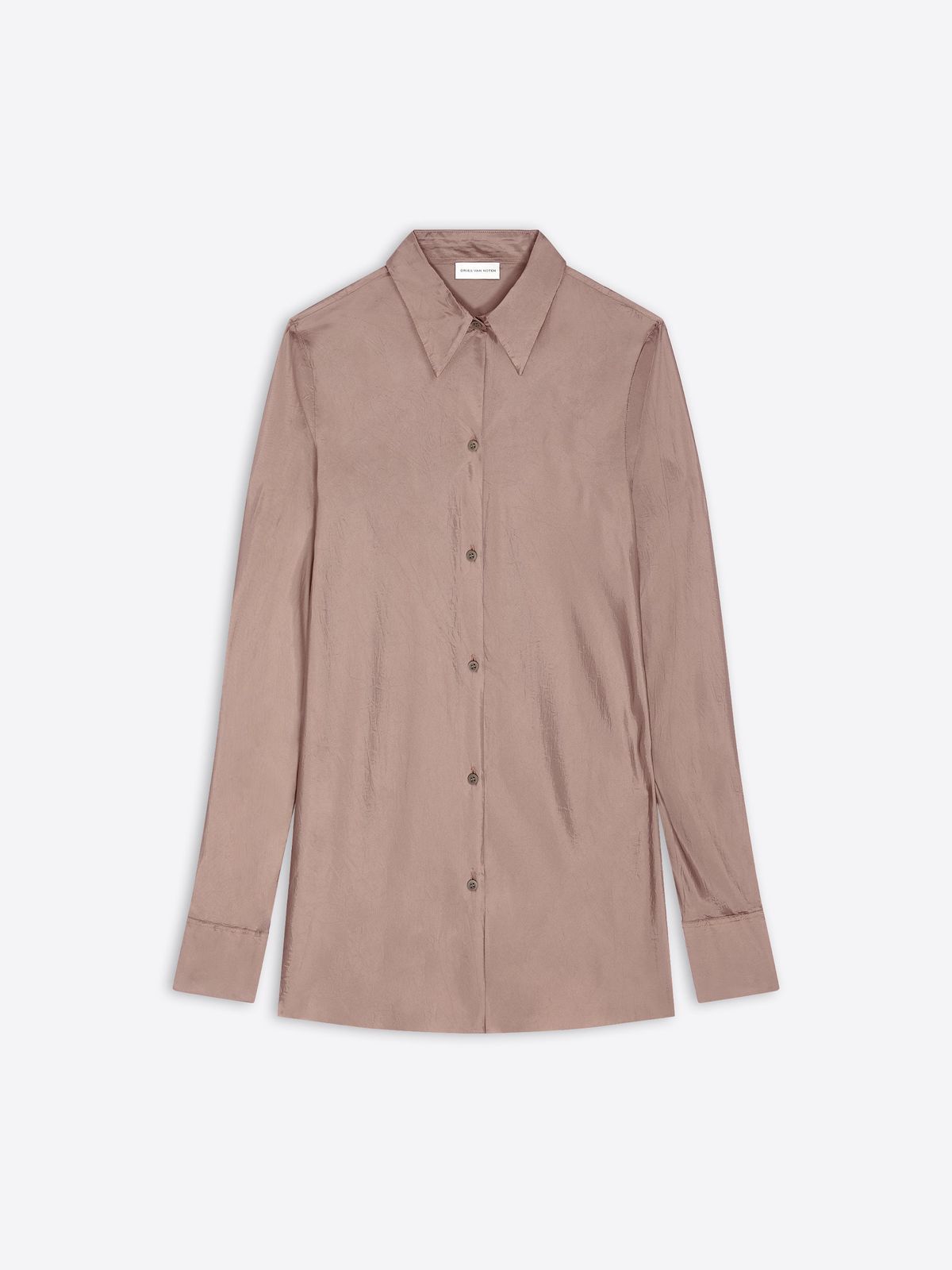 Fitted viscose shirt