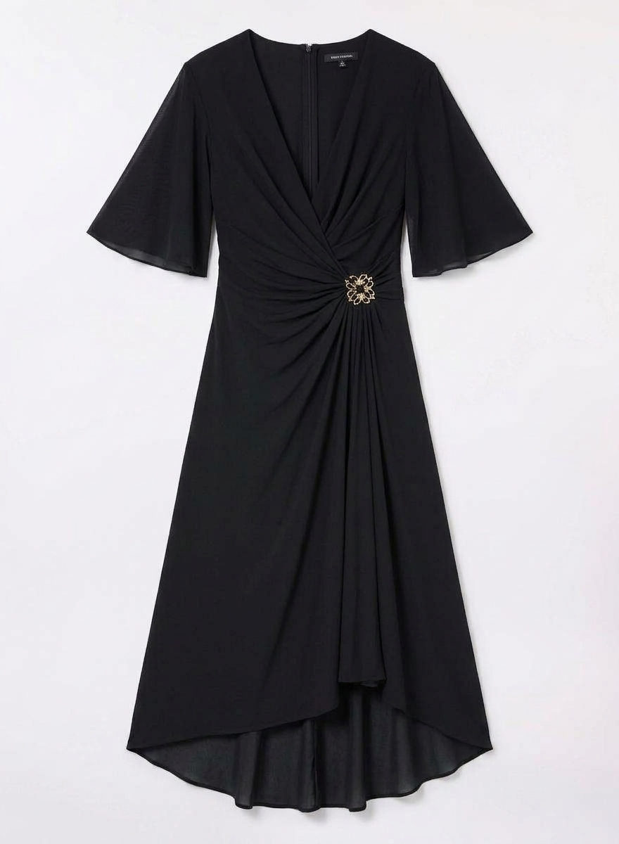 Silk Midi Dress