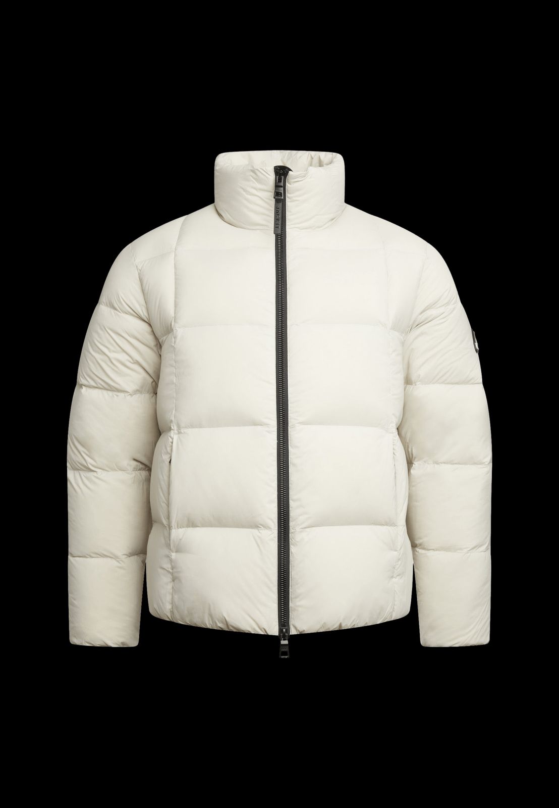 Cloud Lightweight Puffer Racer Jacket Stone
