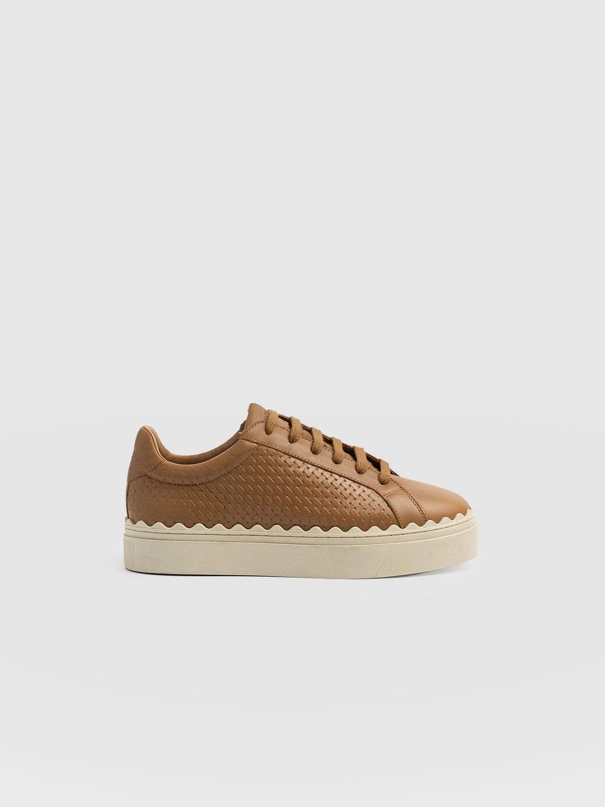 Brook Scallop Trainer - Tan