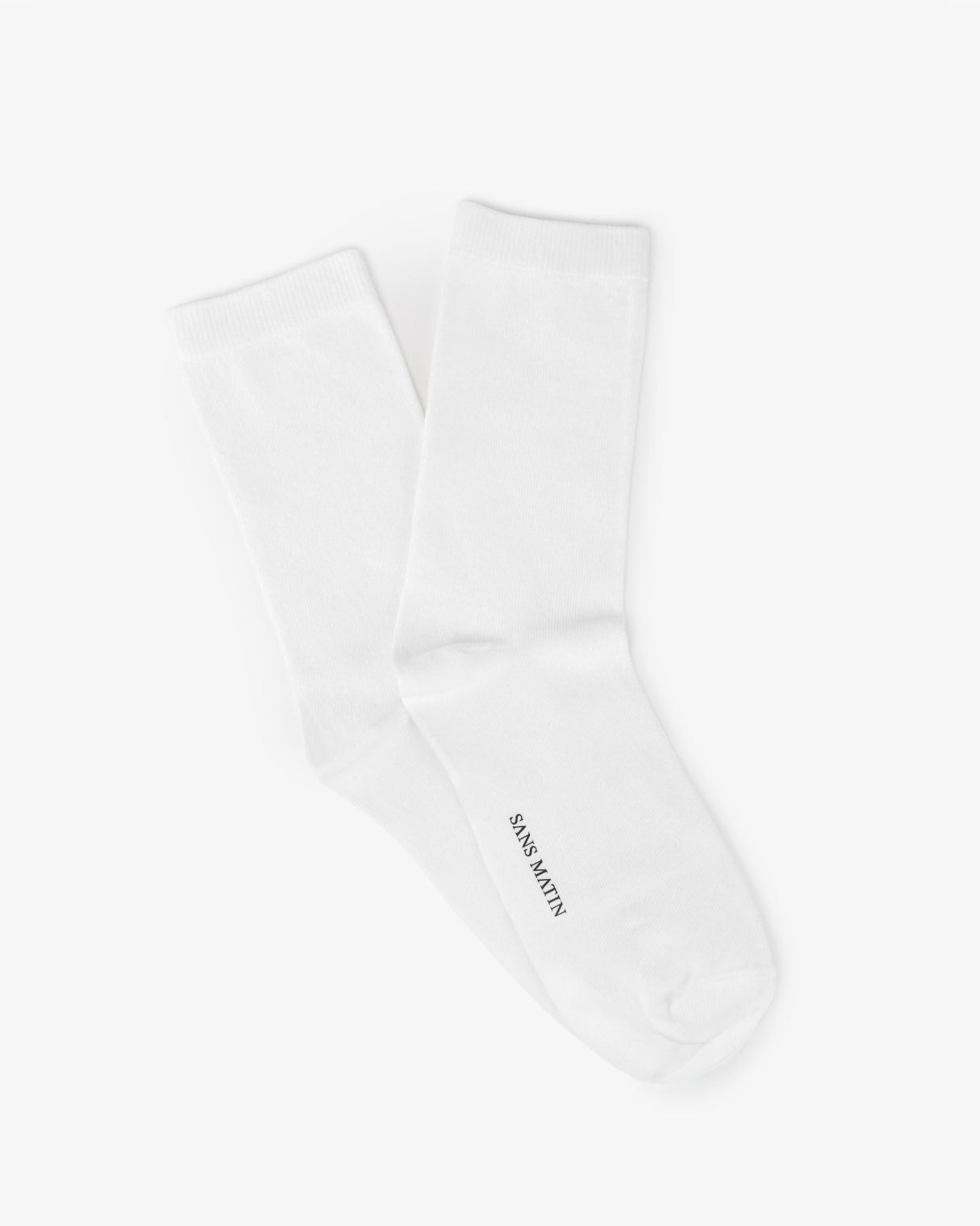 Organic Cotton Socks - White