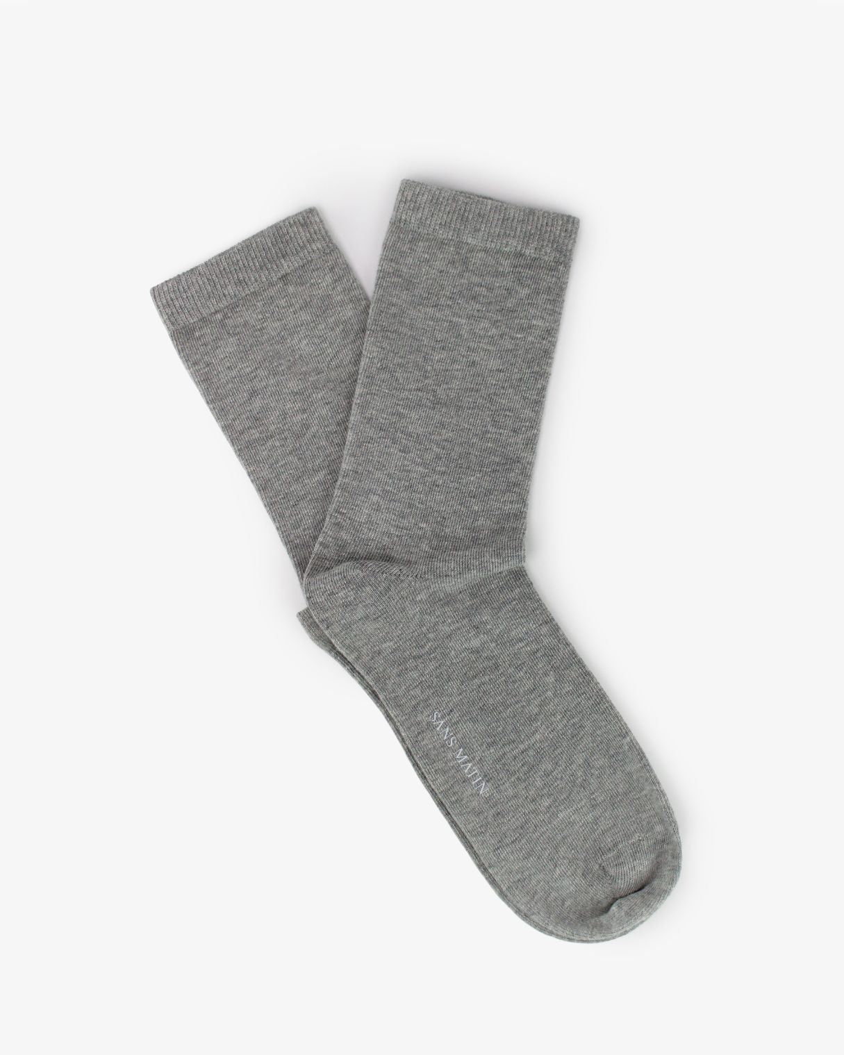 Organic Cotton Socks - Cool Grey