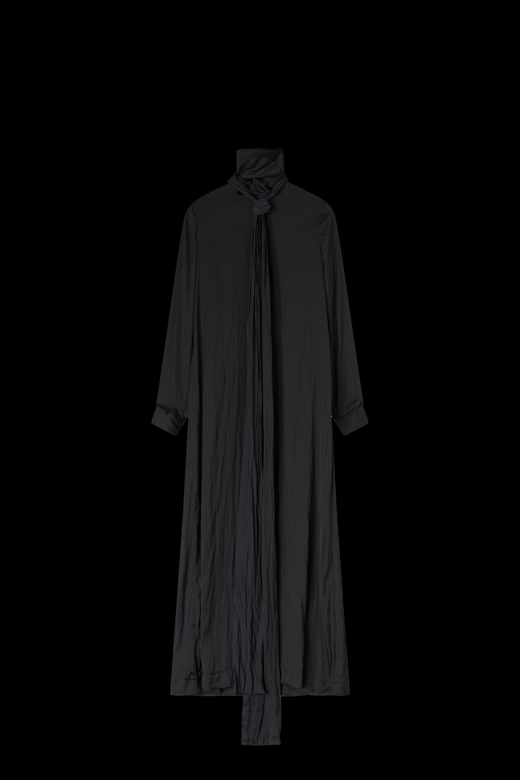 BOW DRESS BLACK