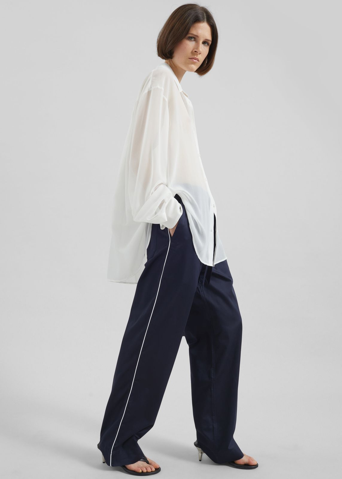 Tekla Sateen Pyjama Pants - Chelsea
