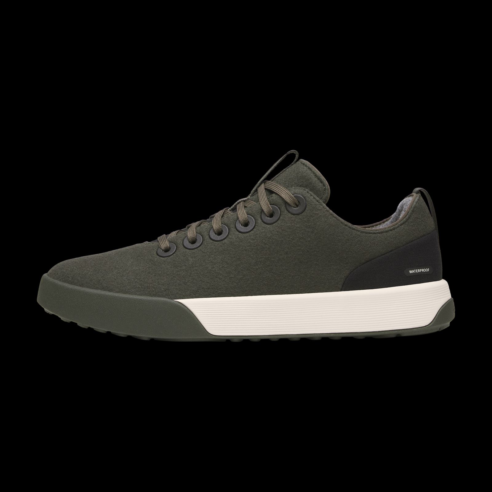 Women's Wool Cruiser Waterproof - Dark Jungle (Stony Cream Sole)