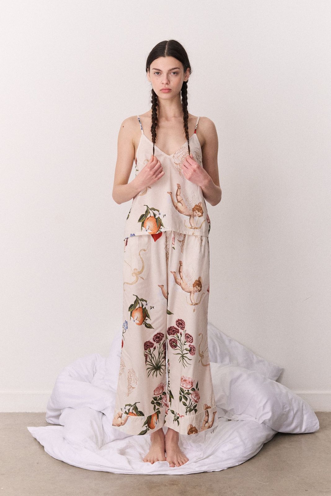 Cami & Wide Leg Primavera Cream