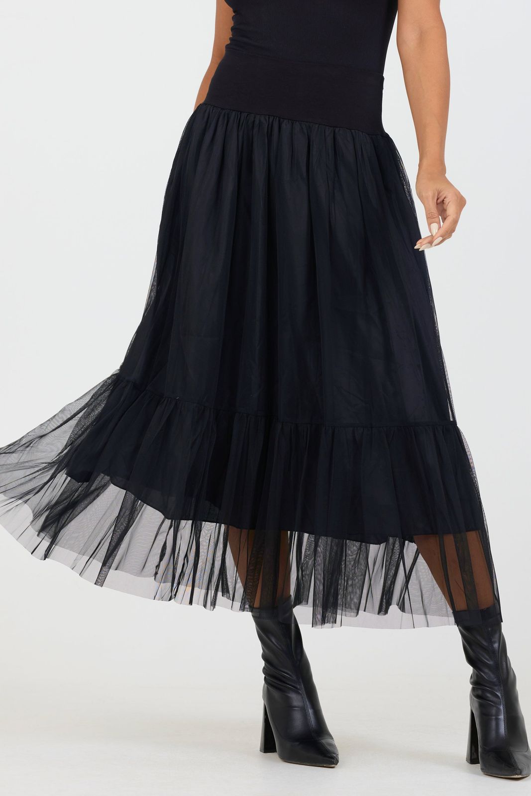Keval Netted Skirt