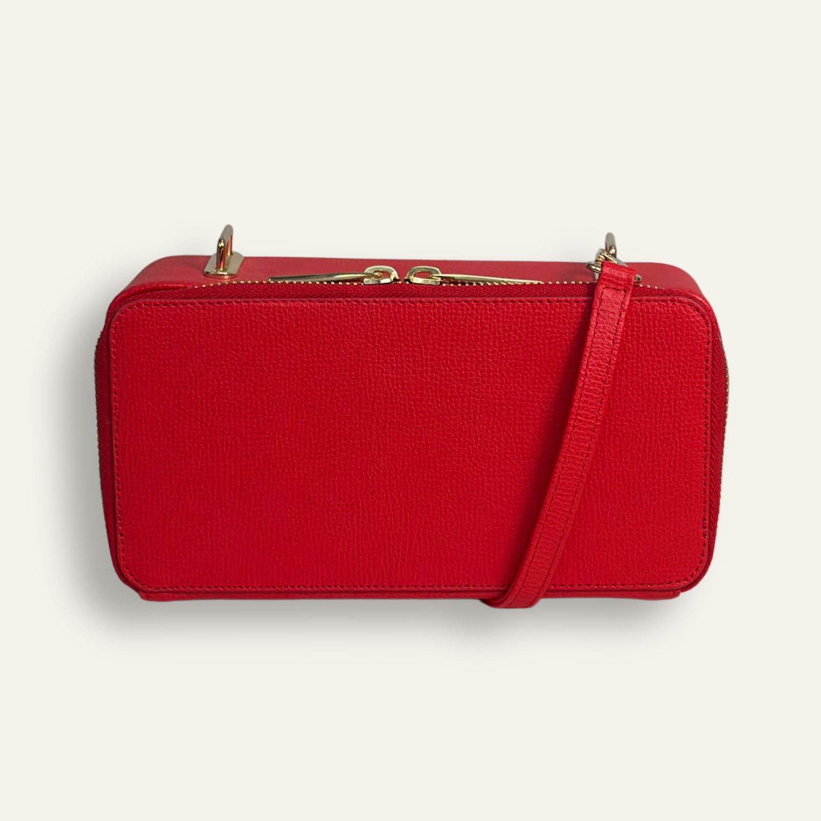 Preloved Marie Handbag | Candy Apple with Gold hardware