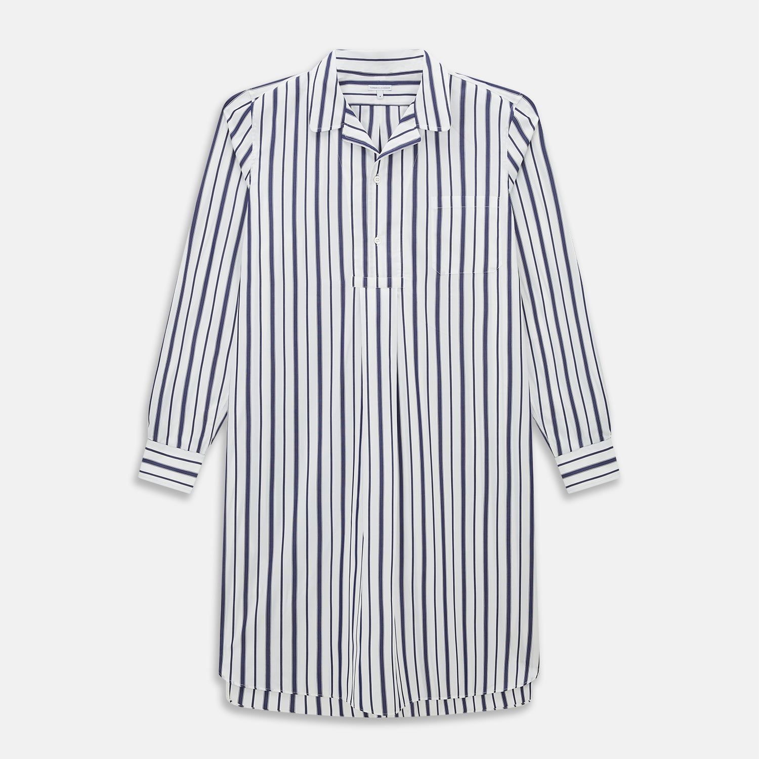 Navy Double Stripe Quarzo Nightshirt