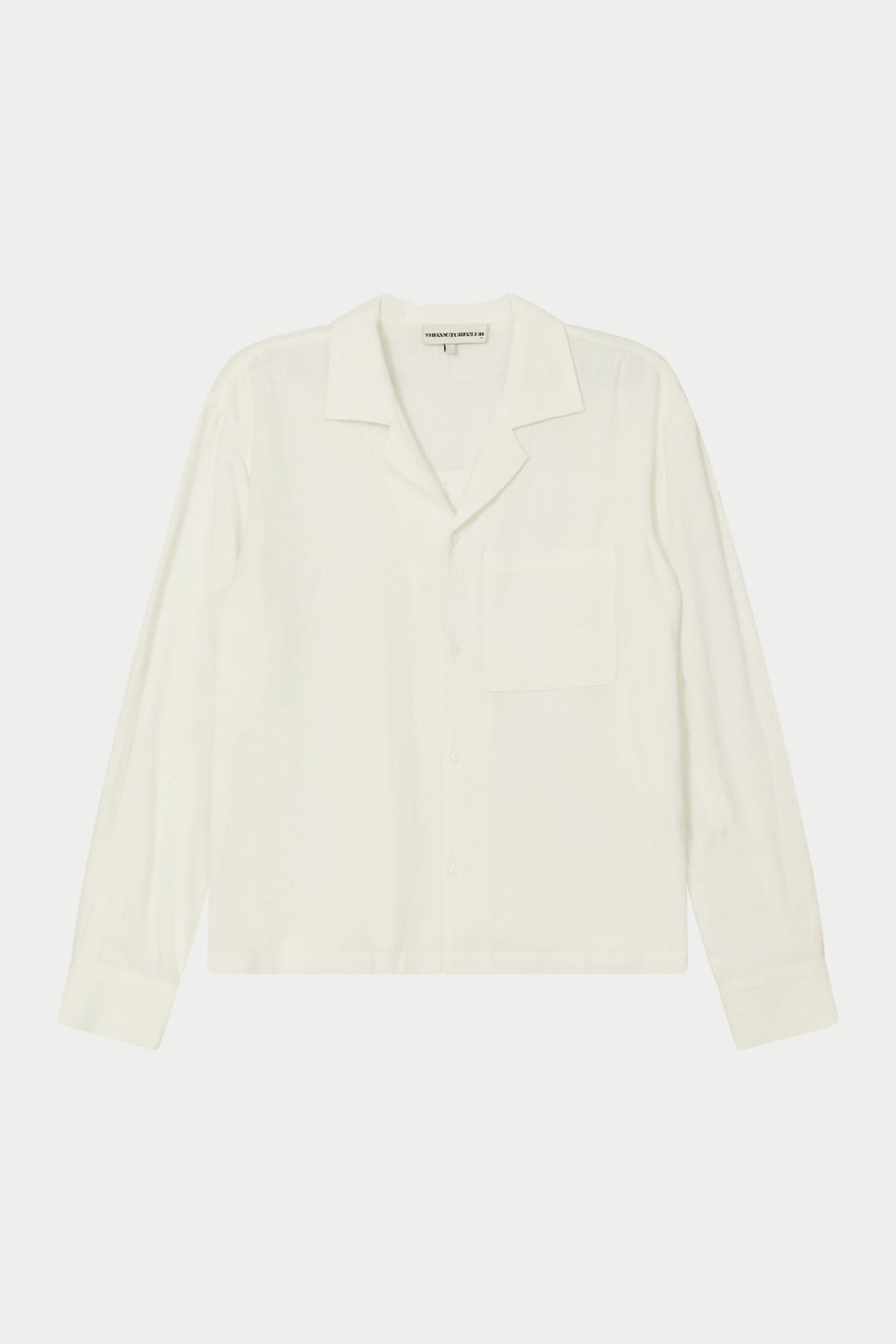 TEXTURED WOVEN SHIRT - WHITE