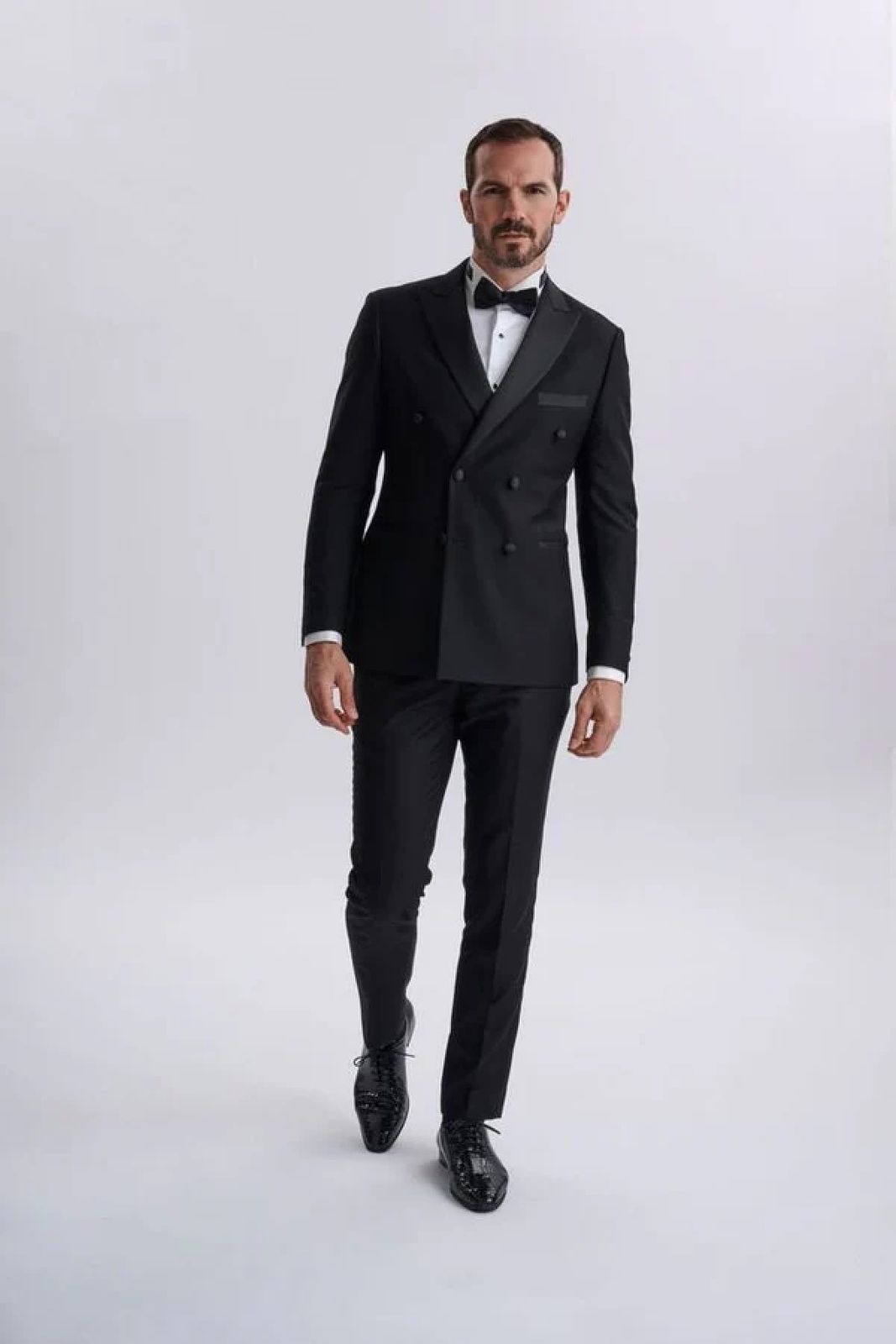 Harry Black Two Piece Double Breasted Tuxedo