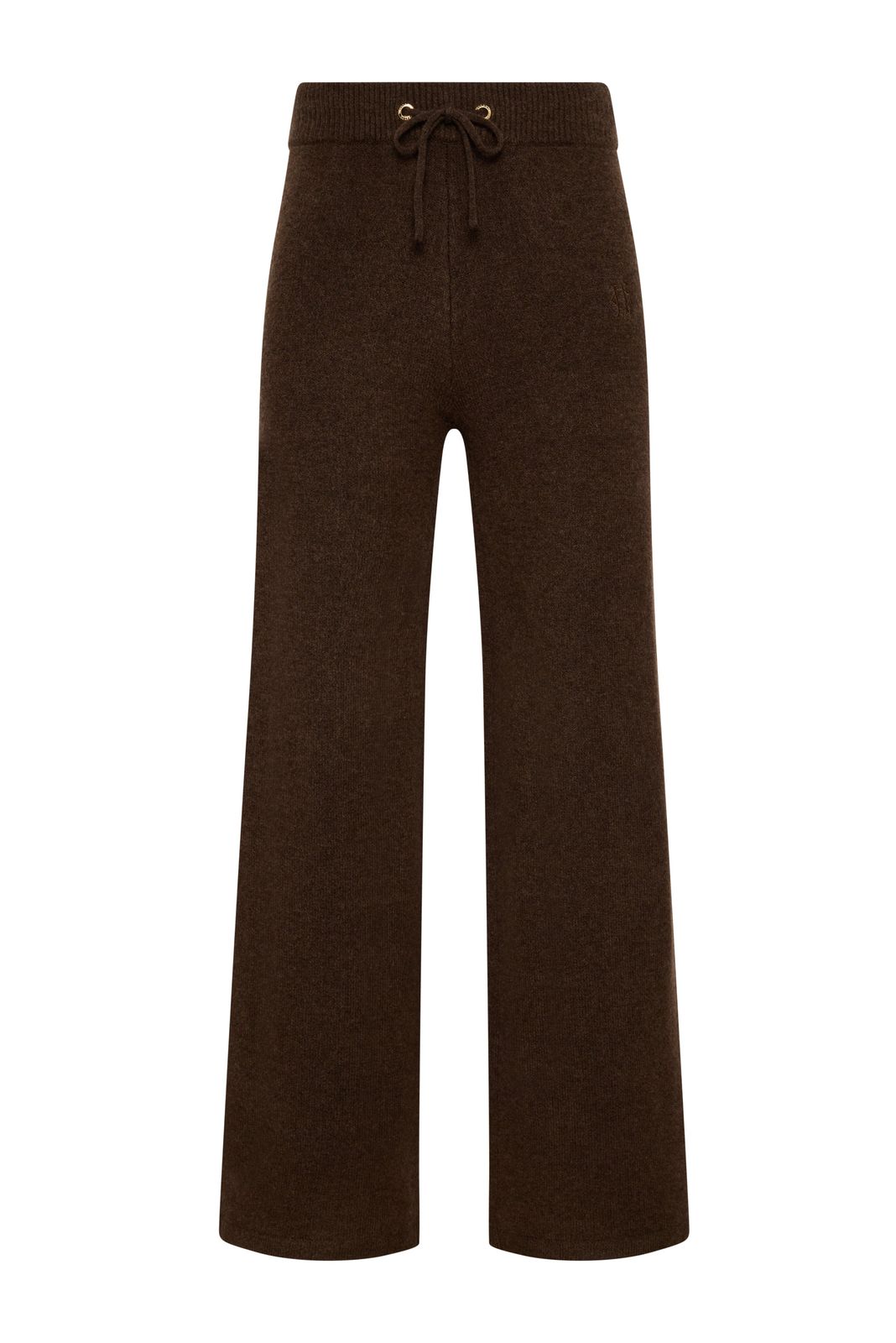 Nina Knitted Wide Leg Pant (chocolate)