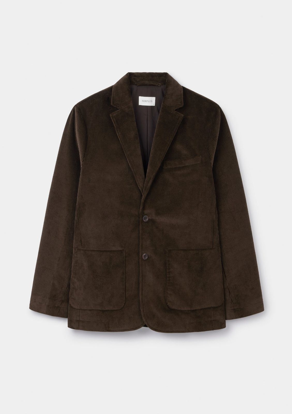 Coffee Cotton-Corduroy Blazer